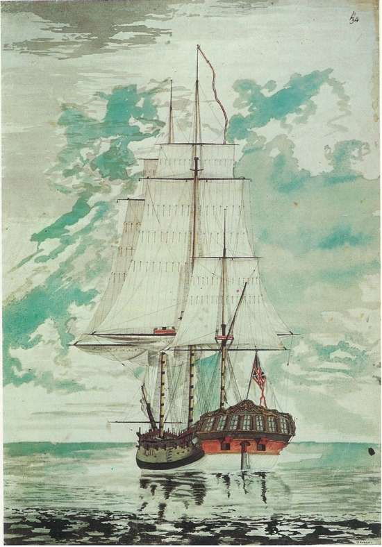 Picture Of Hms Resolution By Henry Roberts